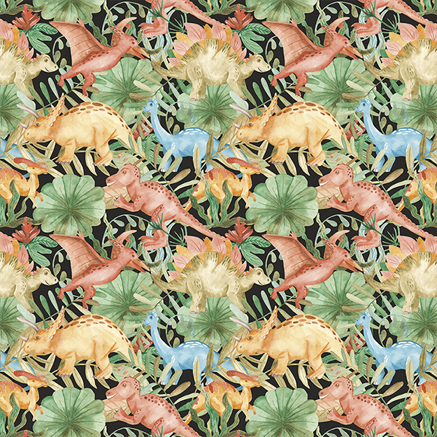 Adesivo Papel de Parede - Dinossauro Natureza